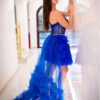 бална рокля по поръчка blue diamand
